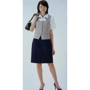 ベスト（グラデーションチェック）　Check the CHECK ネイビーカラー　１３号 |  | 01