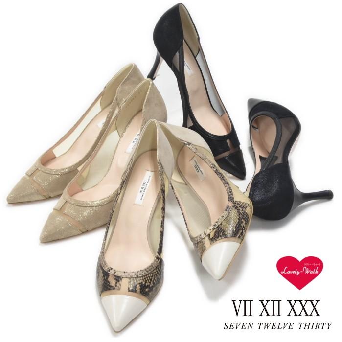 セブントゥエルブサーティー チュールパンプス ピンヒール ハイヒール ポインテッドトゥパンプス 結婚式 パーティ Seven Twelve Thirty Vii Xii Xxx Shoebreak 通販 Yahoo ショッピング
