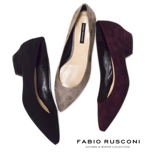 FABIO RUSCONI(ファビオルスコーニ) ポインテッドトゥ スエード 