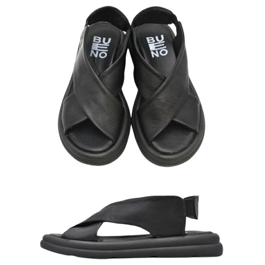 ブエノシューズ BUENO SHOES クロスベルトサンダル a2603 本革 厚底