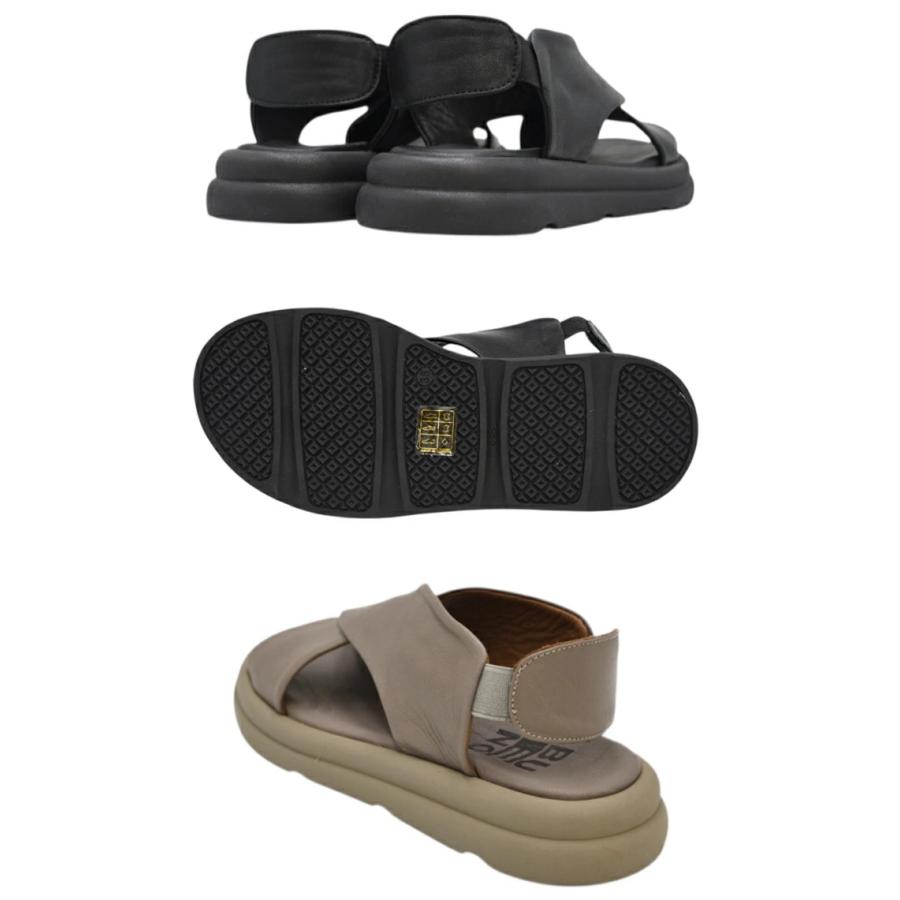 ブエノシューズ BUENO SHOES クロスベルトサンダル a2603 本革 厚底
