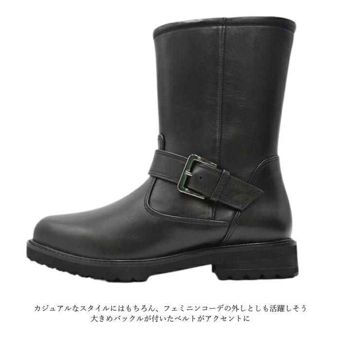 あしながおじさん エンジニアブーツ 1610037 撥水 本革 レザー