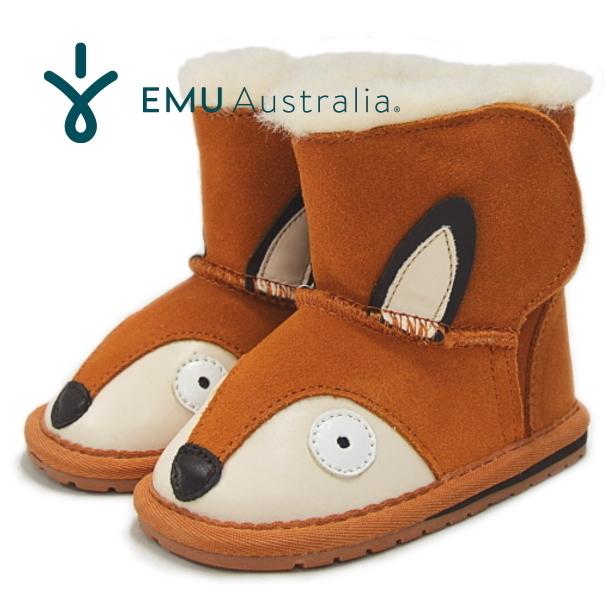 Emu エミュー ベビー ムートンブーツ Baby Fox Walker B178 フォクス キツネ ショートブーツ ファー ボア 女の子 男の子 キッズ 子供用 靴 Emu Australia B178 Shoebreak 通販 Yahoo ショッピング