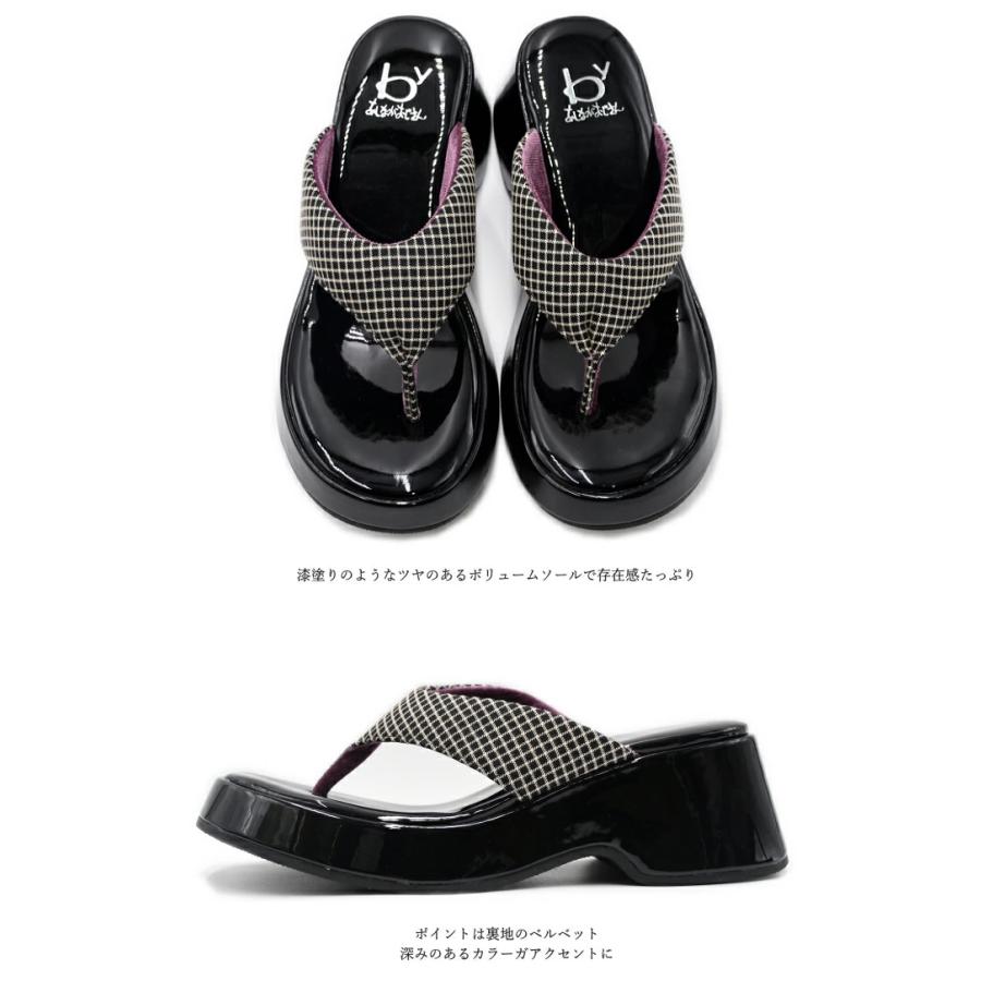 byあしながおじさん by あしながおじさん 厚底 下駄 トングサンダル