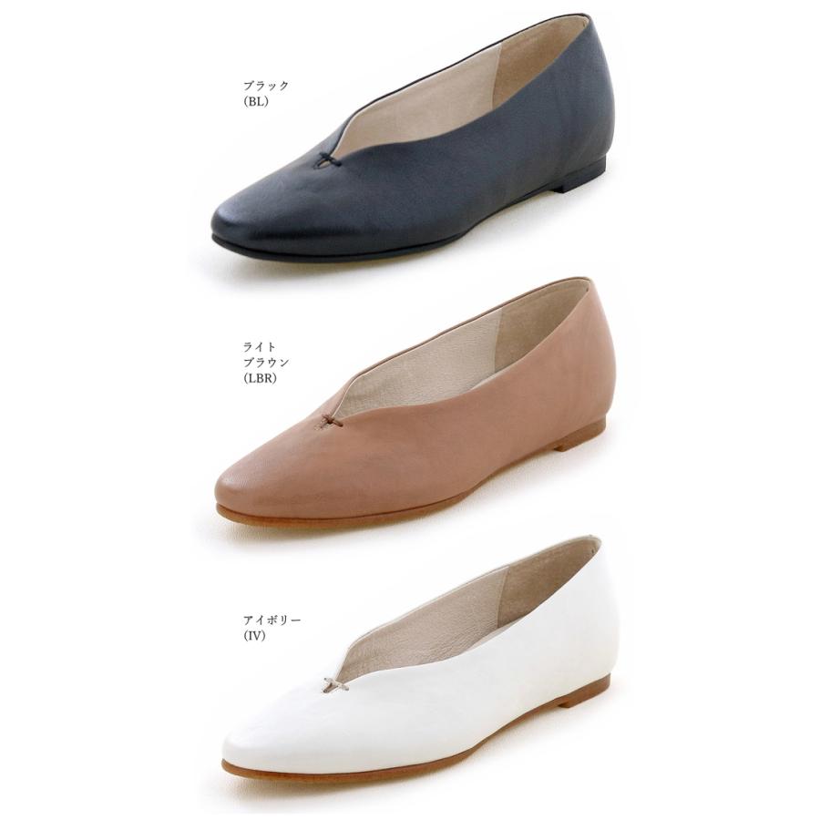 Cavacava サヴァサヴァ インヒールフラットシューズ 日本製 本革 フラットパンプス インヒール ローヒール パンプス 歩きやすい 痛くない 婦人靴 C Shoebreak 通販 Yahoo ショッピング