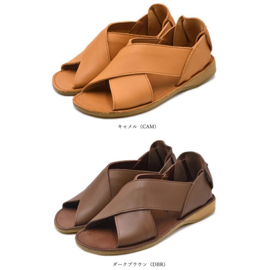 Figurino フィグリーノ 日本製 本革 サンダル FG005 レザー かかとゴム