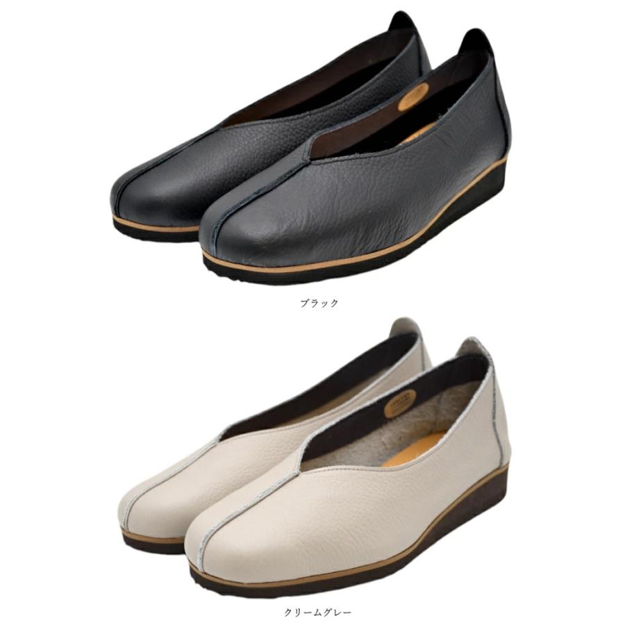 Figurino フィグリーノ スクエアトゥパンプス FT1030 ゆったり 幅広 3E