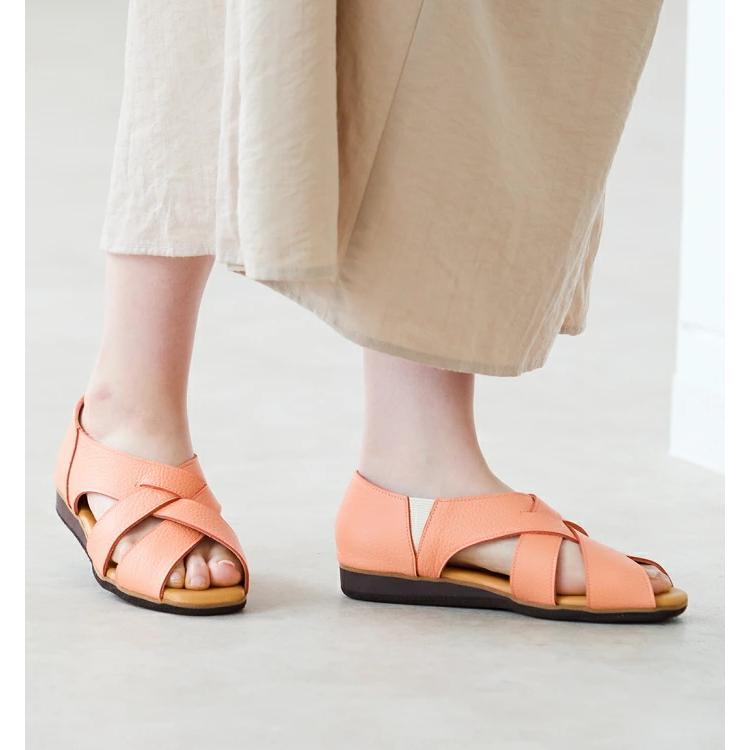 Figurino フィグリーノ 幅広 3E 本革 グルカサンダル SP209 日本製