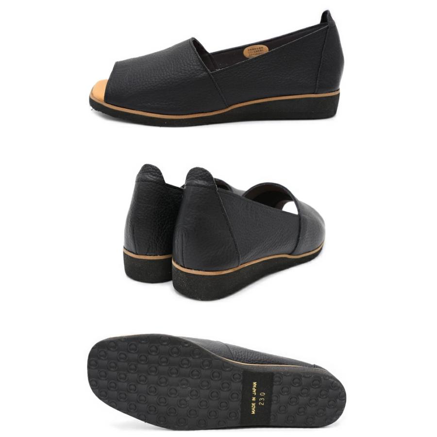 Figurino フィグリーノ オープントゥシューズ ft2100 日本製 本革 軽量