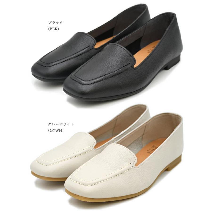 Recipe レシピ モカステッチシューズ RP-515 レザー ローファー
