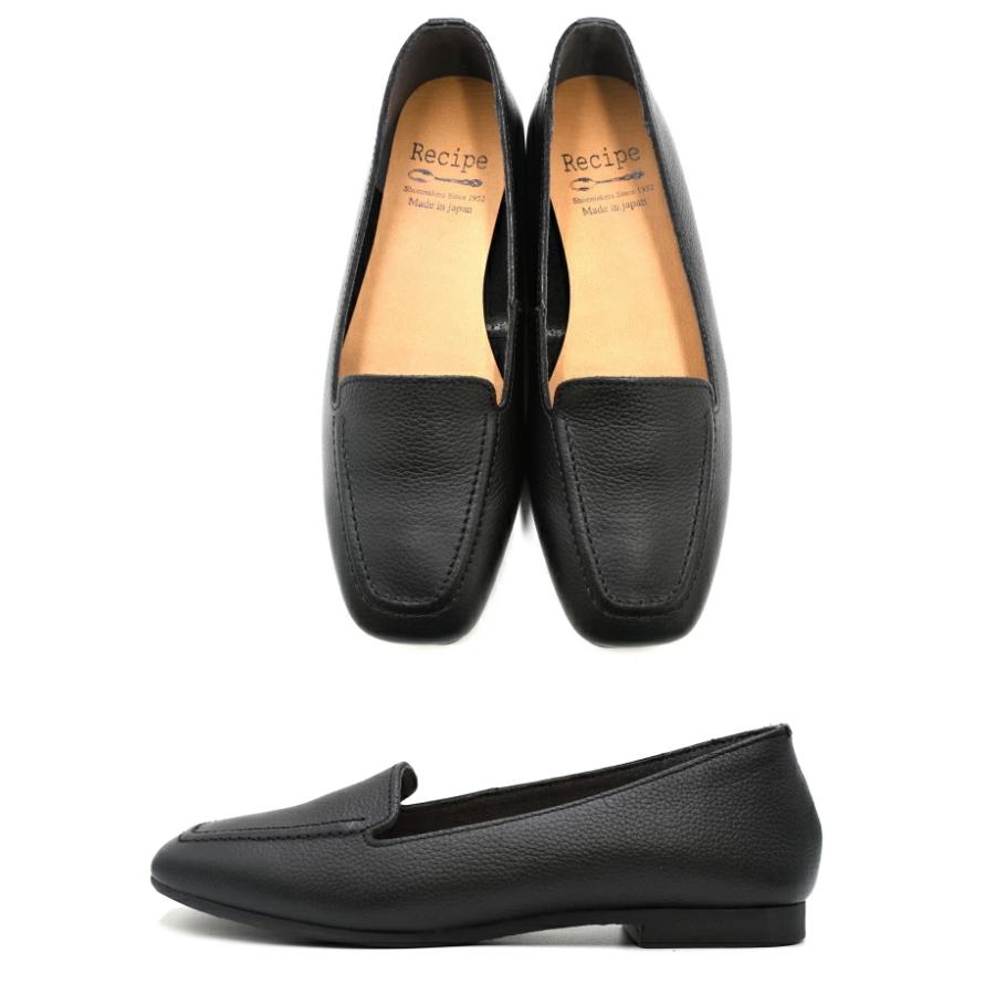Recipe レシピ モカステッチシューズ RP-515 レザー ローファー