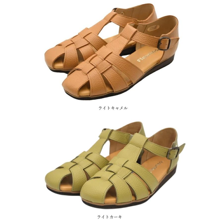 Figurino フィグリーノ 幅広 3E 本革 グルカサンダル SP209 日本製