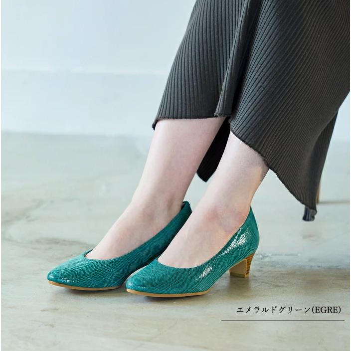 chercher ETOILE シェルシェエトワール ローヒールパンプス SP862 日本製 本革 3E 幅広 4cm ヒール パンプス 痛くない 通勤 歩きやすい レディース 靴_10