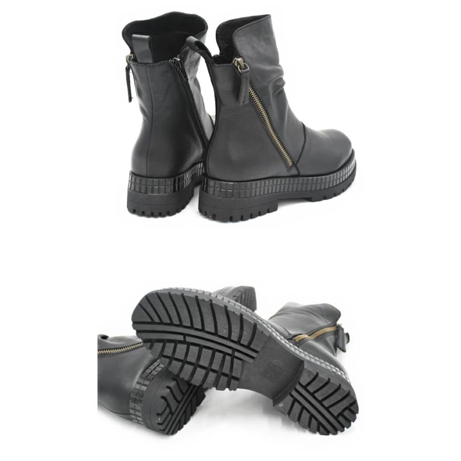 BUENO SHOES ブエノシューズ 厚底 サイドジップブーツ 22WT3800