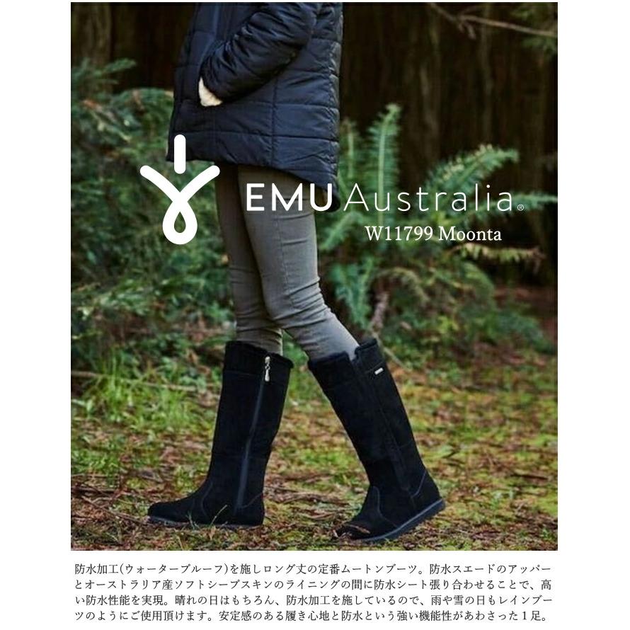 EMU Australia エミュ 防水 ロングブーツ W11799 Moonta ムートン 