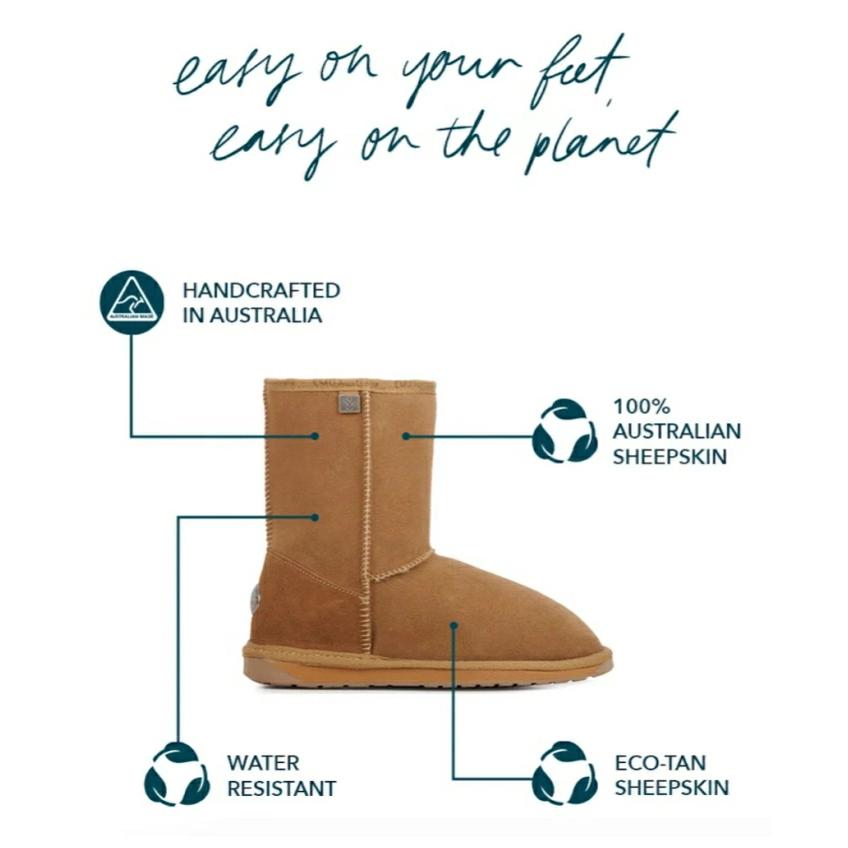 EMU Australia エミュ ムートンブーツ WP11875 Platinum Slim Darling