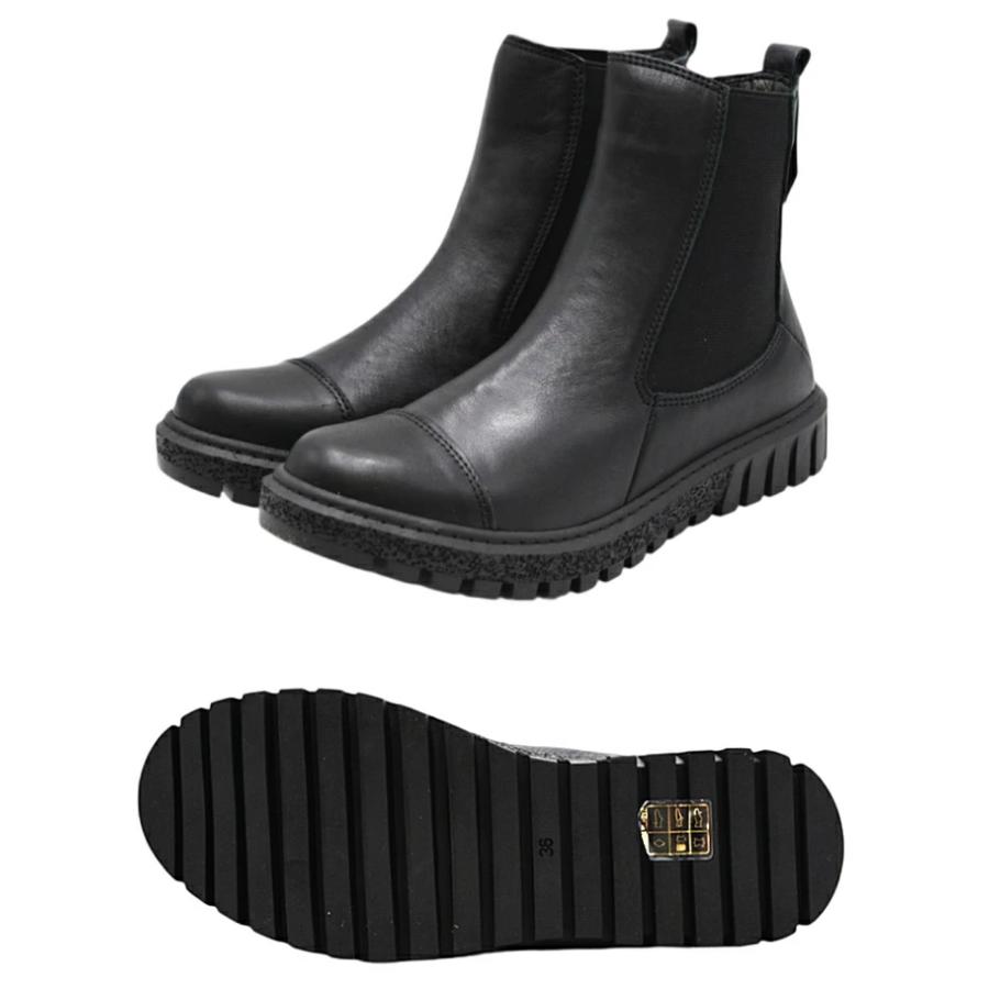 極美品✨エコー 厚底 サイドゴア ブーツ レザー ブラック 本革 24.5 楽天市場】エコー サイドゴアブーツの通販