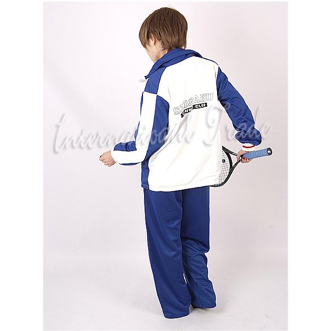 コスプレ服 テニス 青 ジャージ風 4点セット 青白 ジャージ コスプレ衣装 コスチューム ハロウィン アニメ キャラクター テニプリ イベント 仮装 37 38 39 3210 アウトレットショップ Sakura 通販 Yahoo ショッピング