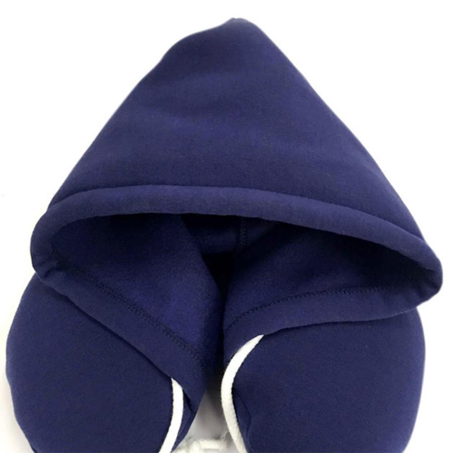 Travel Sleep Hoodies  トラベルパーカー　ネックピロー付き Amazon｜Pillowdy フルジップパーカー 空気注入式ネックピロー