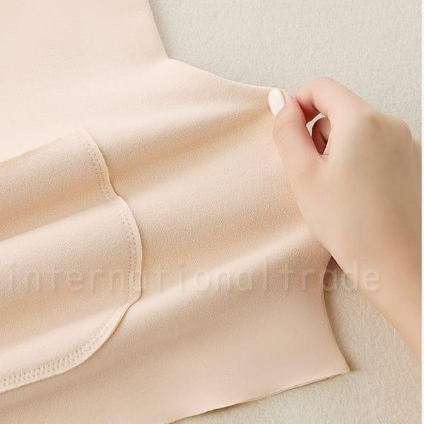 レディースインナー 前後ポケット付きタンクトップ カイロポケット付き