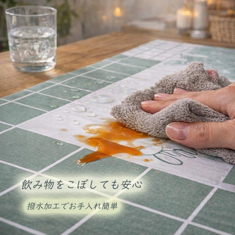 キッチングッズ 北欧スタイルテーブルクロス おしゃれ モダン 撥水加工