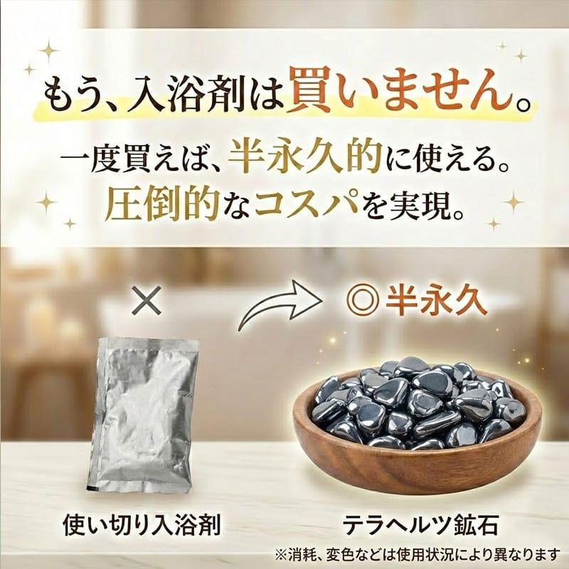 テラヘルツ鉱石　原石　1kg入り 一部Y テラヘルツ 鉱石 100g-1kg 【選べる5容量】 入浴用 温泉石 高
