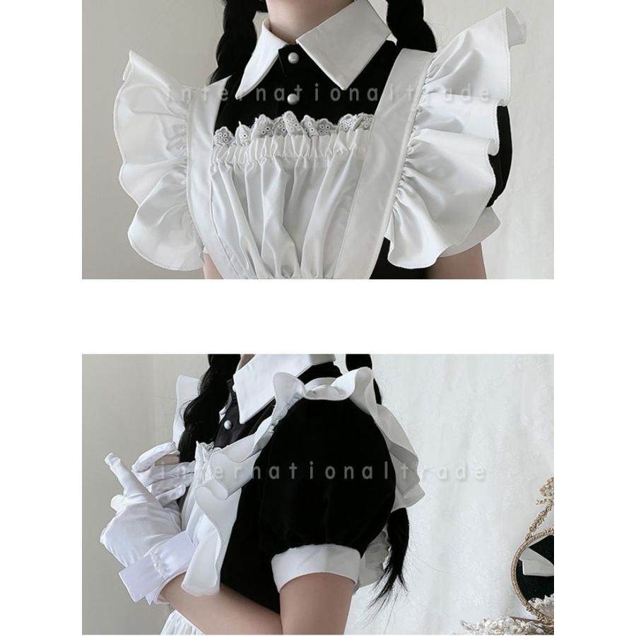 一部Y コスプレ服 ロングメイド ワンピース 半袖 長袖 選べる 一部Y コスプレ服 ロングメイド ワンピース 半袖 長袖 選べる