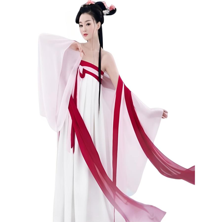 Y コスプレ服 中国古代 韓国風ドレス 漢服風 衣装 レディース ロングドレス 中華風 コスチューム 撮影用 衣装 舞台衣装 ステージ衣装 ダン発表会の画像