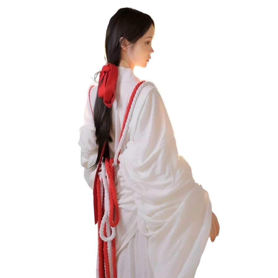 Y コスプレ服 中国古代 韓国風ドレス 漢服風 衣装 レディース ロングドレス 中華風 コスチューム 撮影用 衣装 舞台衣装 ステージ衣装 ダン発表会の画像