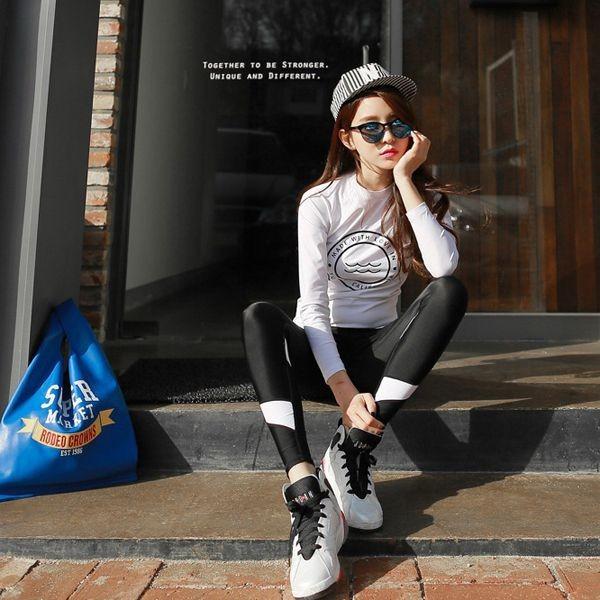 一部y レディース水着 ラッシュガード ウエットスーツ マリンスポーツ サーフィン 夏 タンキニ フィットネス ママ水着 体型カバー 長袖 長ズボン スポーティー W9057 アウトレットショップ Sakura 通販 Yahoo ショッピング