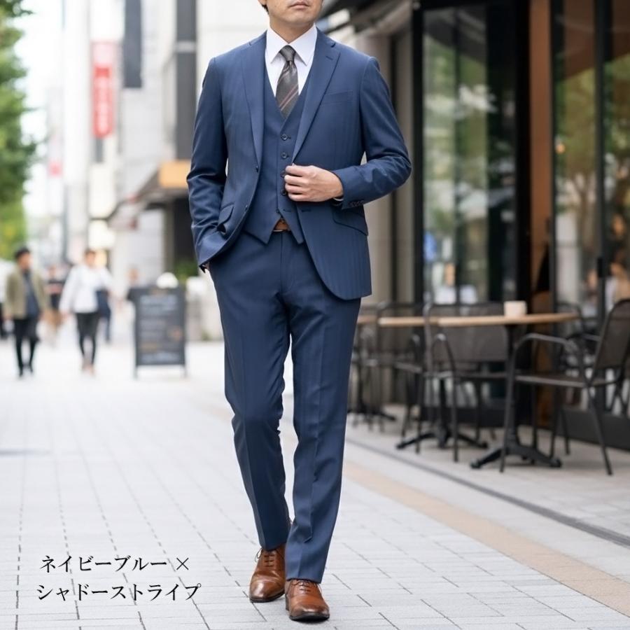 スーツのアウトレット工場 スリーピーススーツ メンズスーツ オール