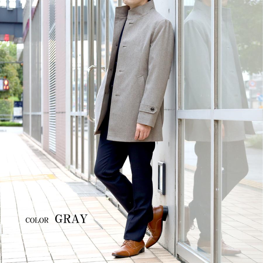 スーツのアウトレット工場 コート メンズ ビジネスコート スタンド