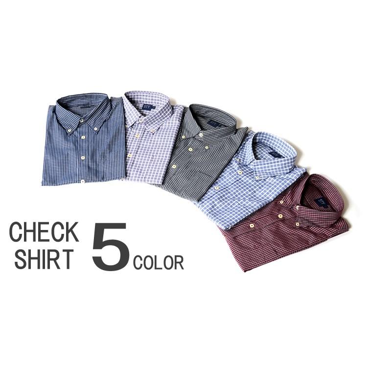 シャツ メンズ 半袖カジュアルシャツ 全5種類 チェック柄 ボタンダウンシャツ サイズ M L Ll P057 スーツのアウトレット工場 通販 Yahoo ショッピング