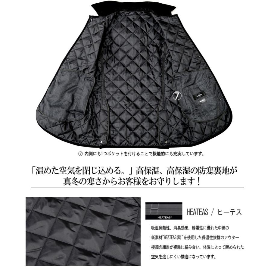 スーツのアウトレット工場 キルティングコート キルティング