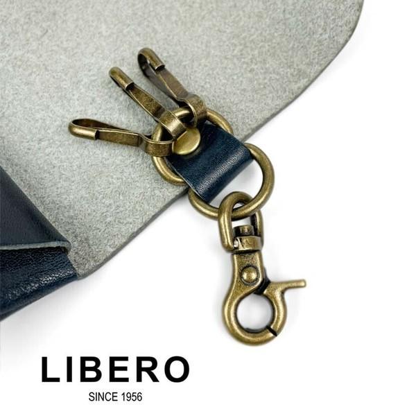 リベロ LIBERO 栃木レザー 日本製 キーケース ステッチデザイン マルチ