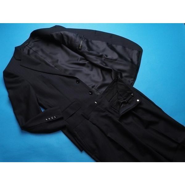 D'URBAN ダーバン ビジネススーツ A5 紺 ストライプ ウール100 D'URBAN 新品 STUDIO by DURBAN ダーバン 秋冬総裏 Super100'S