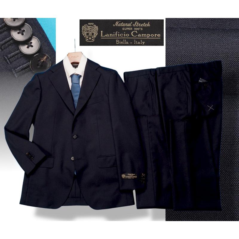 新品訳 大手スーツ専門店展開 春夏『Lanificio CAMPORE イタリア製生地