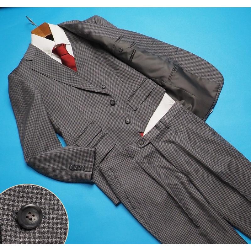 新品】麻布テーラー×名門「SCABAL」最高級スリーピーススーツ 46A/82