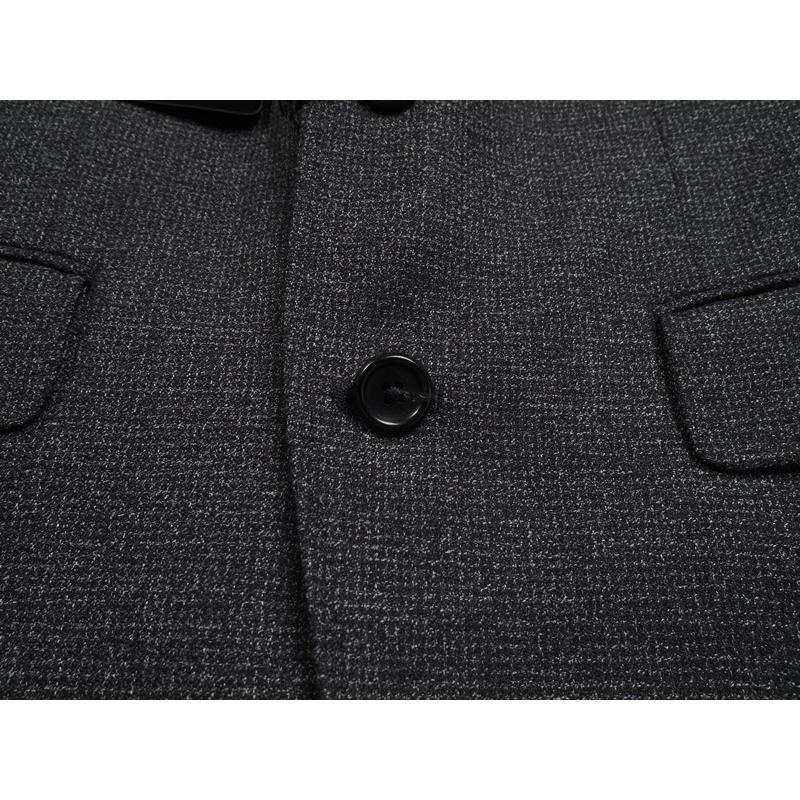 新品10.8万円 大手百貨店扱い 秋冬『CERRUTI チェルッティ 伊製生地』ストレッチウール ツイード スーツA6灰(C) 1011201の画像