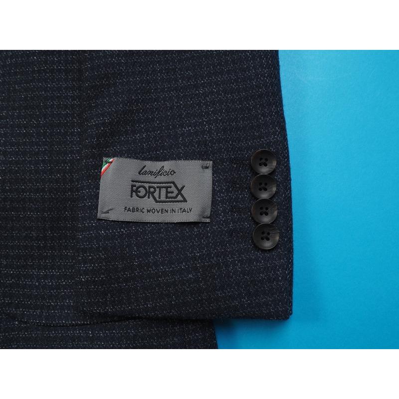 新品8.6万円 大手百貨店扱い 秋冬『FORTEX イタリア製生地』ウール混