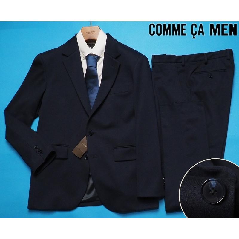 COMME CA MEN 新品サンプル定価7.9万円 コムサメン 秋冬 フラノ調 