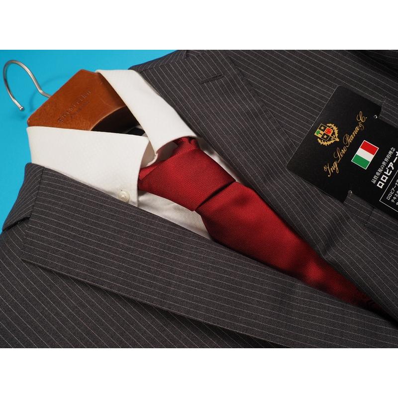 美品　ロロピアーナ　ストライプ 3ピース　スーツ ウール100% Loro Piana（ロロピアーナ） 新品12.9万円 大手百貨店扱い 春夏