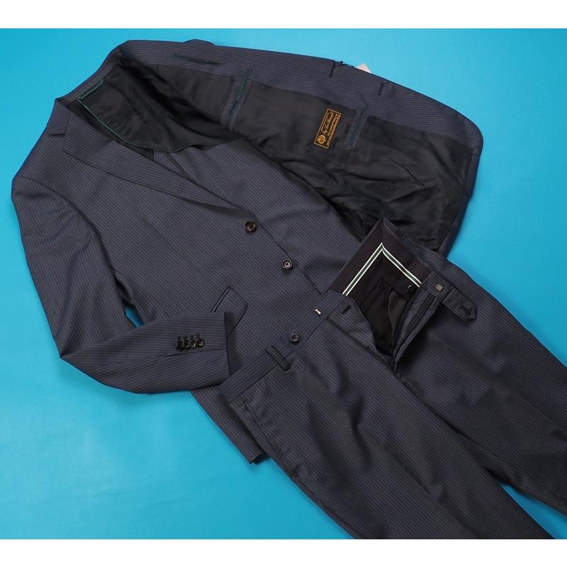 新品未使用】Thamespoint メンズ スーツ A7 ダークグレー ウール
