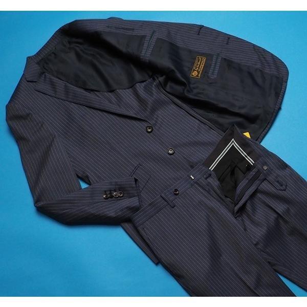美品 テイジン×ロロピアーナZELANDER DREAM スーツ ストライプ Loro Piana 新品12.9万円 大手百貨店扱い 春夏『ロロピアーナ