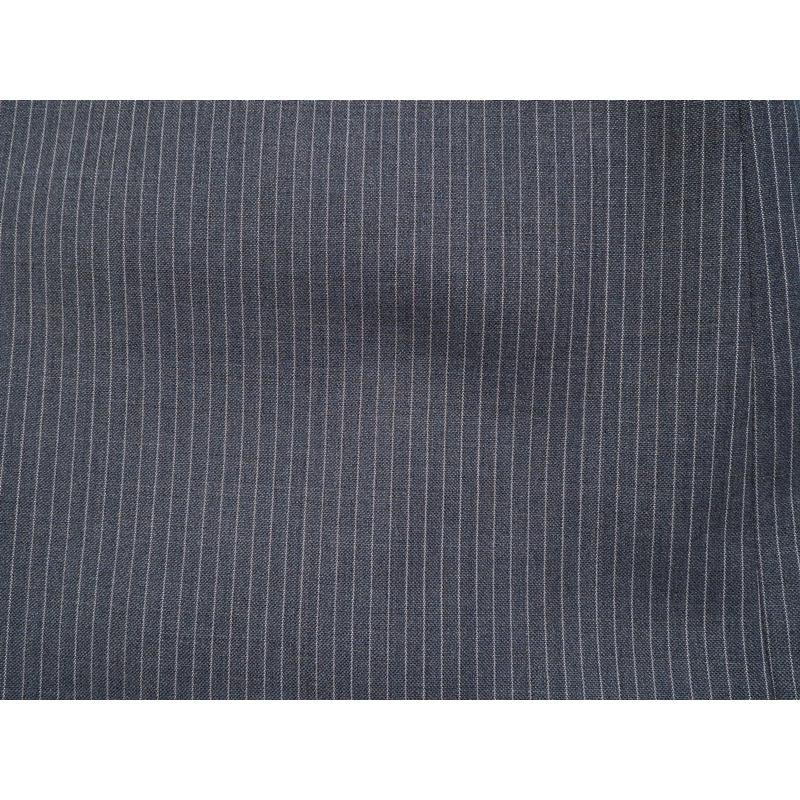 新品19.5万円 大手百貨店扱い 春夏『Ermenegildo Zegna ゼニア TROPICAL 伊製生地』ウール100% ストライプ ツーパンツスーツA4灰(H)1509672の画像