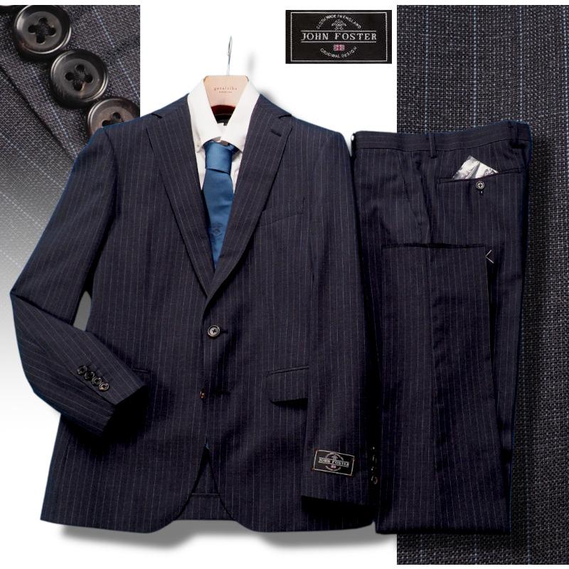 新品訳8.6万円 大手百貨店扱い 春夏『ジョンフォスター 英国製生地  