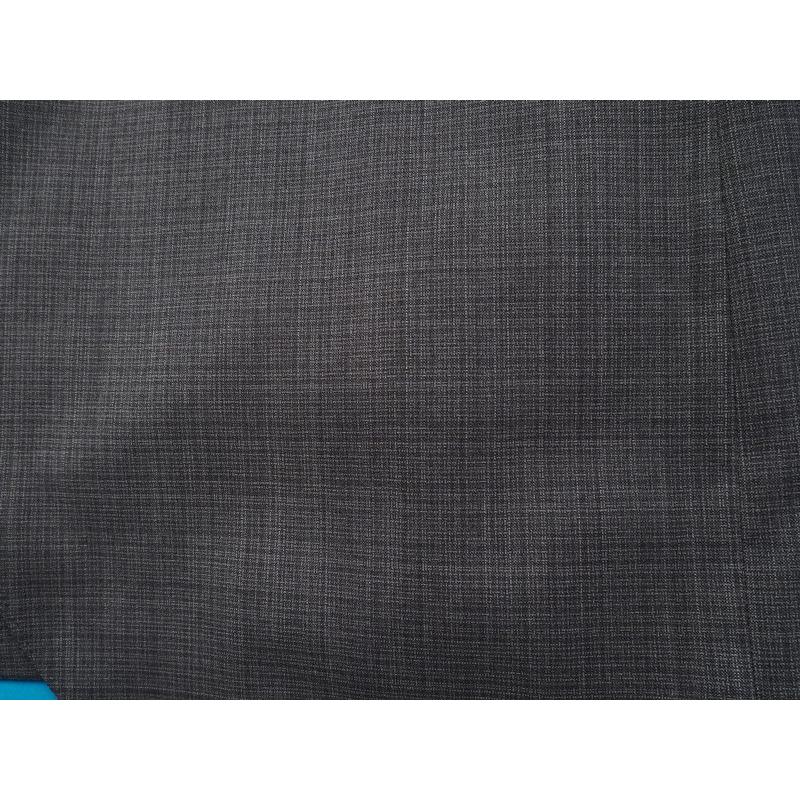 新品10.8万円 大手百貨店扱い 春夏『CERRUTI チェルッティ 伊製生地』Super130Sウール  織柄チェック スーツBB6灰(H) 1570091の画像