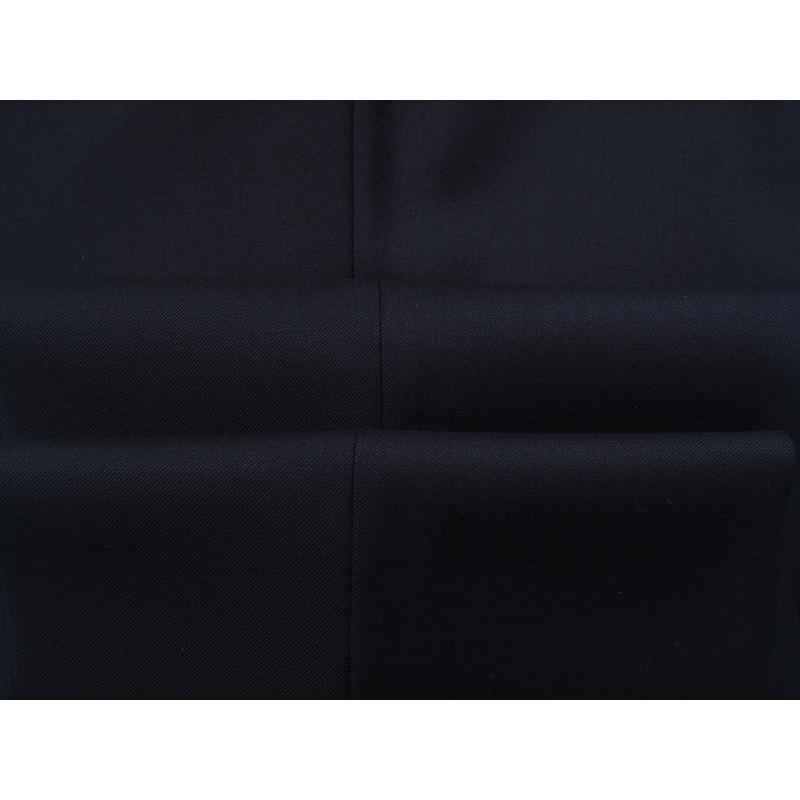 新品20.6万円 大手百貨店扱い 春秋 日本製『Scabal スキャバル 英国製生地』Super140Sウール 綾織 ソリッド無地 スーツA6紺(B)1703281の画像