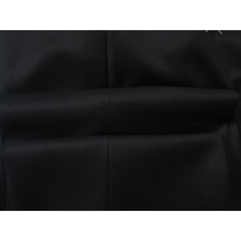 新品20.6万円 大手百貨店扱い 春秋 日本製『Scabal スキャバル 英国製生地』Super120Sウール 綾織り ソリッド無地 スーツYA5黒(A)1703691の画像