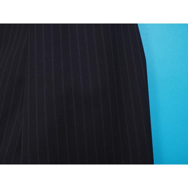 新品20.6万円 大手百貨店扱い 春夏 日本製『Scabal スキャバル 英国製生地』Super120Sウール ストライプ スーツAB7濃紺(B)1704071の画像